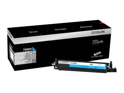 LEXMARK 700D2 développer cyan capacité standard 40.000 pages pack de 1
