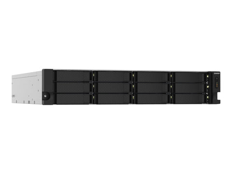 QNAP TS-1232PXU-RP-4G 12-Bay rackmount NAS AL324 4Go DDR4 UDIMM RAM SATA 6Gb/s 2x 10GbE SFP+ 2x 2.5GbE 1x PCIe Gen2 x2 slot 250W