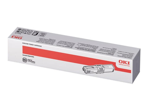 OKI C510, C530, MC561, MC562 cartouche de toner jaune capacité standard 5.000 pages pack de 1