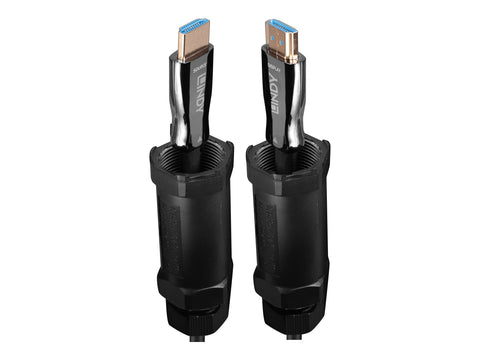 LINDY 30m armored Fibre Optic Hybrid HDMI 8K60 cable