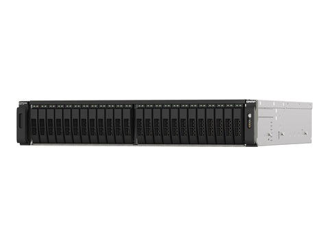 QNAP TS-h2490FU-7302P-128G 24-Bay all-flash NAS AMD EPYC 7302P NVMe Gen3x4 128Go RAM 2x2.5GbE LAN 4x25GbE SFP28