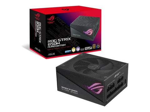 ASUS ROG Strix 850W Gold Aura Edition Fully Modular Power Supply 80+ Gold Certified ATX 3.0 Compatible PCIe Gen 5.0