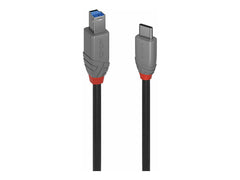 LINDY 2m USB 3.2 Type C to B Cable Anthra Line