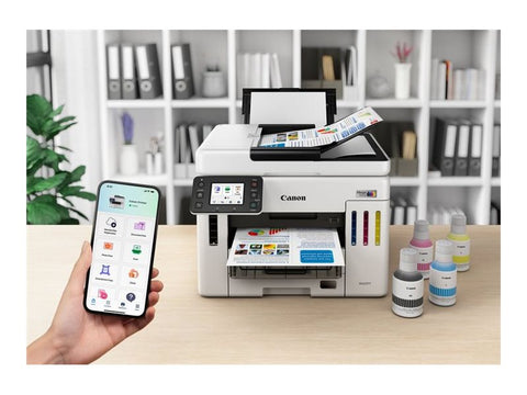 CANON MAXIFY GX7150 MegaTank MFP colour inkjet CISS Legal 216x356mm A4 24ipm Print 600sheets USB Wi-Fi LAN