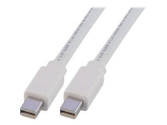 MCL Cable mini DisplayPort male / male - 2m Blanc