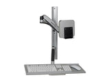 EATON TRIPPLITE Adjustable-Height Wall-Mount Sit-Stand Workstation Single-Display