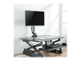 EATON TRIPPLITE Single-Display Monitor Arm with Desk Clamp and Grommet - Height Adjustable 17p to 32p Monitors