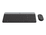 LOGITECH Slim Wireless Keyboard and Mouse Combo MK470 - GRAPHITE - FRA - CENTRAL