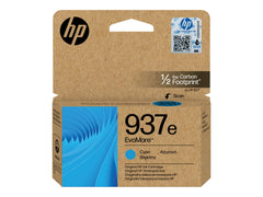 HP 937e EvoMore Cyan Original Ink Cartridge