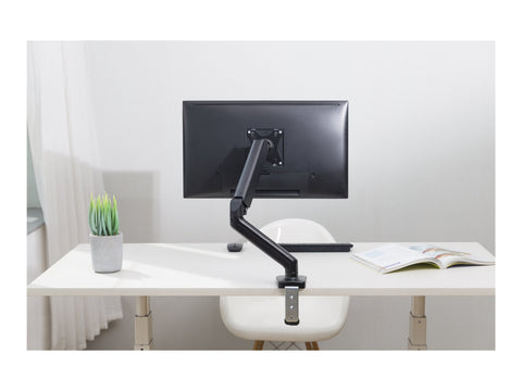 TNB ERGO Line Single Monitor Articulated Arm And Gas Spring Adjustment Material Steel For Screen Size