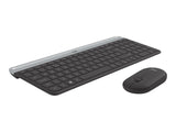 LOGITECH Slim Wireless Keyboard and Mouse Combo MK470 - GRAPHITE - FRA - CENTRAL