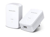 TP-LINK MERCUSYS MP500 AV1000 Powerline Kit: 2x MP500 Powerline adapter 1000 Mbps Broadcom CPU HomePlug AV2 1x Gigabit Port