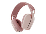 LOGITECH Zone Vibe 100 Headset full size Bluetooth wireless rose