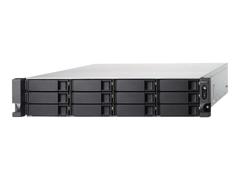 QNAP TS-1283XU-RP-E2124-8G 12-Bay NAS E-2124 8Go DDR4 12x2.5p/3.5p SATA HDD/SSD 4 GigaLan 2x10GbE SFP