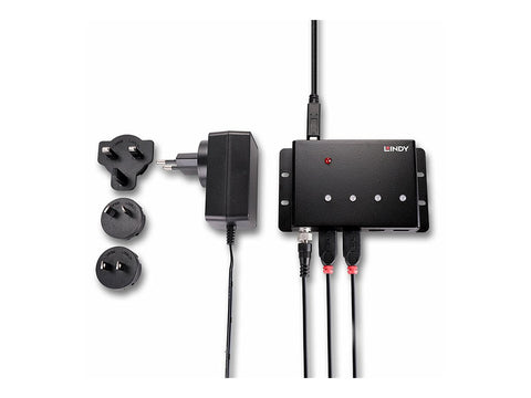 LINDY 4 Port USB 3.0 Metal Hub