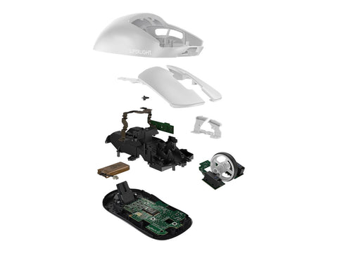 LOGITECH PRO X SUPERLIGHT Wireless Gaming Mouse - WHITE - EER2