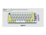 LOGITECH POP Keys Wireless Mechanical Keyboard With Emoji Keys - DayDream Mint Central (FR)