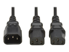 EATON TRIPPLITE Power cable C14 to 2xC13 splitter cable H05VV-F 10A 2M