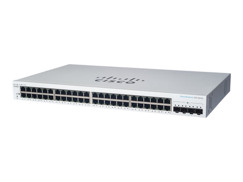 CISCO Business Switching CBS220 Smart 48-port Gigabit Full PoE 740W 4x10G SFP+ uplink