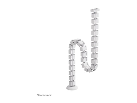 NEOMOUNTS Cable Spine Organizer for sit/stand desk frames magnet mounted white
