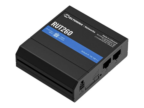 TELTONIKA NETWORKS RUT260 4G/LTE/3G/2G WiFi router