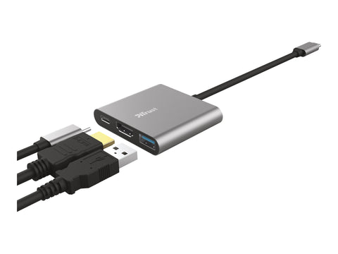 TRUST Adaptateur DALYX USB-C 3 en 1 HDMI USB USB-C