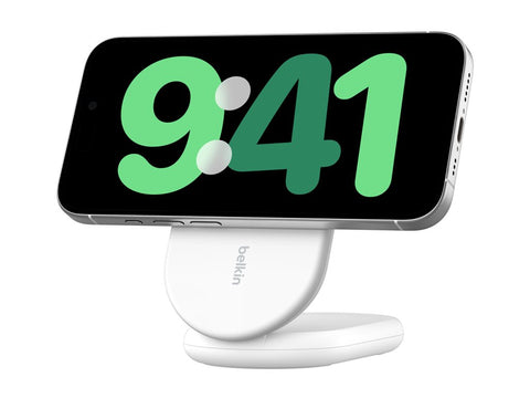 BELKIN BOOSTCHARGE Qi2 15w Magnetic Stand White