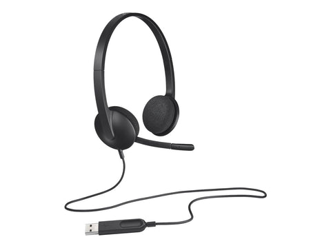 LOGITECH USB Headset H340 Headset on-ear wired