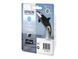EPSON T7605 cartouche dencre cyan haute capacité clair 25,9ml 2390 pages pack de 1