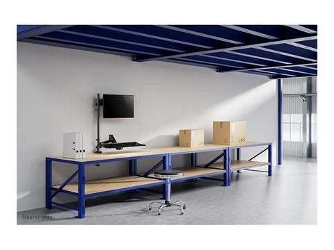 NEOMOUNTS DS90-325BL1 Station de travail assis-debout pour bureau 17-32p - ressort à gaz