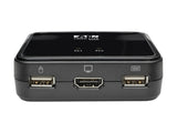 EATON TRIPPLITE 2-Port USB/HD Cable KVM Switch with Audio/Video Cables and USB Peripheral Sharing