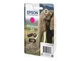 EPSON 1LB 24 ink cartridge magenta standard capacity 4.6ml 360 pages 1-pack RF-AM blister w/s