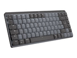 LOGITECH MX Mechanical Mini Minimalist Wireless Illuminated Keyboard - GRAPHITE - (FR) - 2.4GHZ/BT - N/A - CENTRAL - TACTILE