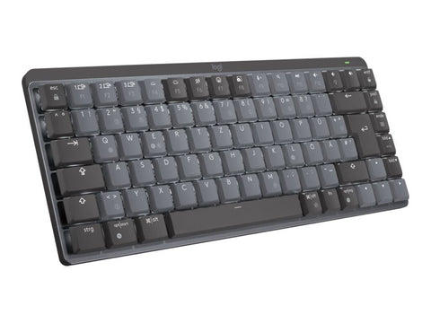 LOGITECH MX Mechanical Mini Minimalist Wireless Illuminated Keyboard - GRAPHITE - (FR) - 2.4GHZ/BT - N/A - CENTRAL - TACTILE