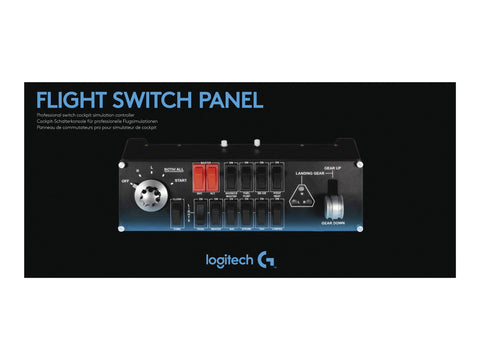 LOGITECH Flight Switch Panel Flight simulator instrument panel wired for PC