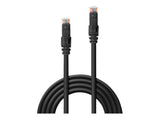 LINDY UTP Cat.6 Cable Black 7.5m LSOH incl. Testprotocol