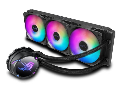 ASUS ROG STRIX LC II 360 ARGB AIO cooler with Aura Sync
