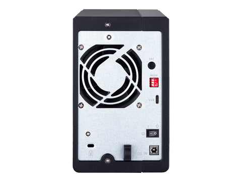 QNAP TR-002 2 Bay USB Type-C Direct Attached Storage with Hardware RAID