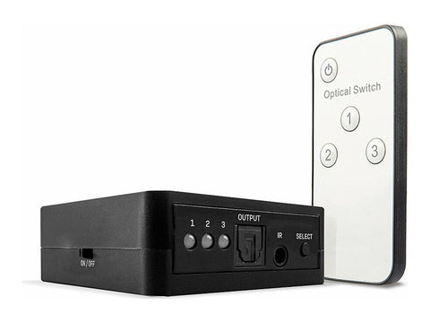 LINDY 3 Port TosLink Optical Audio Switch