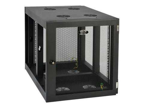 EATON TRIPPLITE SmartRack 12U Heavy-Duty Low-Profile Server-Depth Side-Mount Wall-Mount Small Rack Enclosure