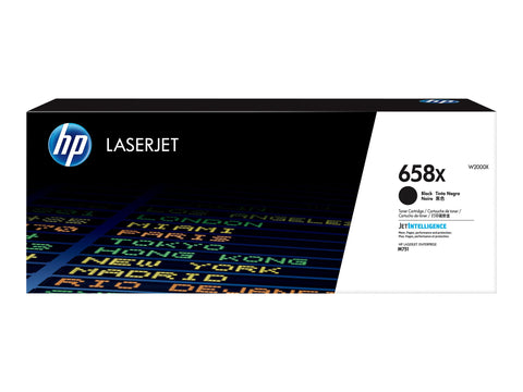 HP 658X Black LaserJet Toner Cartridge
