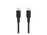 BELKIN 100w USB-C to USB-C Braided Cable 2M Black