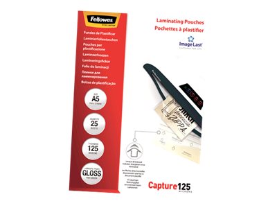 FELLOWES IL LAMINATING POUCH A5 125MC RTL25PK