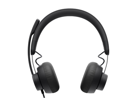 LOGITECH Zone Wired Headset on-ear wired USB-C graphite