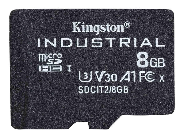 KINGSTON 8Go microSDHC Industrial C10 A1 pSLC Card Single Pack w/o Adapter