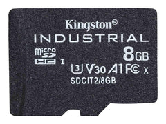 KINGSTON 8Go microSDHC Industrial C10 A1 pSLC Card Single Pack w/o Adapter