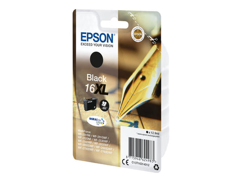 EPSON 6LB 16XL ink cartridge black high capacity 12.9ml 500 pages 1-pack RF-AM blister w/s