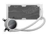 ASUS ROG RYUO III 240 ARGB white edition all-in-one CPU liquid cooler with Asetek 8th gen pump solution and Anime Matrix LED Display