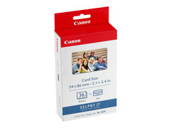 CANON KC-36IP photo  papier inkjet 54x86mm 36 feuilles pack de 10 with color ink cartouche for CP-100