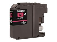 BROTHER LC-121 cartouche d encre magenta capacité standard 300 pages pack de 1